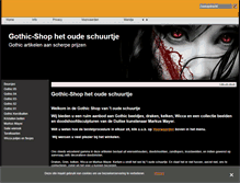 Tablet Screenshot of gothicshop.be
